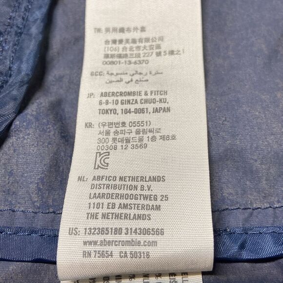 Abercrombie & Fitch Hooded Windbreaker jacket S - Picture 7 of 9